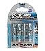 Produktbild Akku Ansmann Mignon 2500mAh NiMH, 1,2V, AA, 4er-Set
