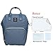 Produktbild Baby Wickeltasche Reisen Rucksack, Pawaca Großes Fassungsvermögen Multifunktionale Rucksack-Windel-Beutel Umhängetasche mit Wechselnder Matte, Isolierte Taschen und 2 Extra Kleine Wasserdichte Beutel