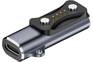 VULCYXA Adapter USB C do ładowarki kompatybilny z Polar Pacer, Pacer Pro, Ignite 3, Grit X2 Pro, Vantage V3, Vantage M3 Smart Watch, magnetyczny przenośny adapter, poręczne akcesorium łatwe przenoszenie