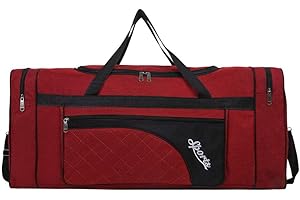 Sipobuy Składana torba podróżna, 80 l, sportowa torba na siłownię, kieszeń na buty, lekka, wodoodporna, o dużej pojemności, uniseks (czerwona), Czerwony