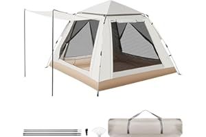 Qisan Tents Automatic Hydraulic Tent Awning Family Camping Tents 3-4 Person