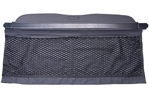 WangSiwe Auto Einziehbarer Laderaumabdeckung Kofferraum Hutablage für Mercedes Benz SMART 453 2015-2023 Schutz Der PrivatsphäRe Abdeckung Cargo Cover Kofferraumabdeckung Rollo