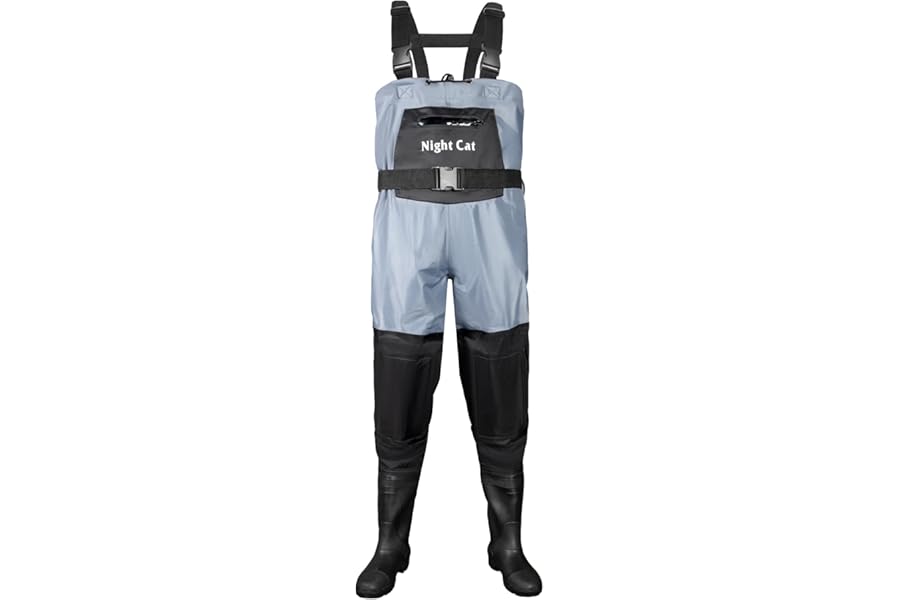 Night Cat Fishing Waders Waterpoof for Men Women Hunting Chest Waders With Boots Breathable