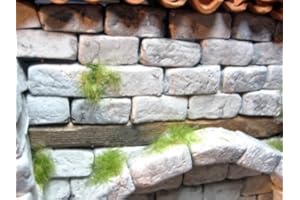 menta-modellbau 250 mattoncini rettangolari per costruzione di presepi, pista da giardino LGB ecc.