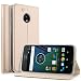 Produktbild Moto G5 Hülle, IVSO Hohe Qualität Advanced Shock Absorption Technology Case Folio Tasche Cover für Lenovo Moto G5 Smartphone (Für Lenovo Moto G5, Gold)