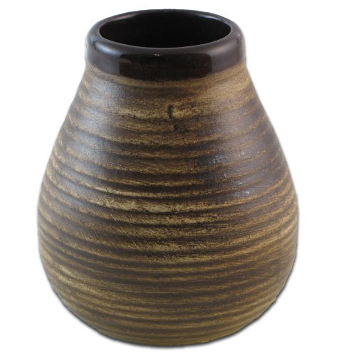 Mate Becher Mate Rustico Keramik braun