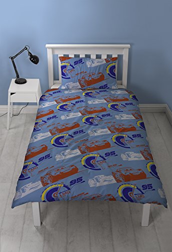 Disney Cars 7,6 cm Lightning „Bettwäsche-Set Repeat Print Design, mehrfarbig, Single - 2