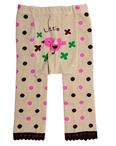 Instylewear Boy Girl Baby Unisex Kids Toddler Cotton Blend Tights Leggings Pants Trousers Little Tweety Bird Pink 1-2 years