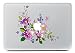 Produktbild NetsPower® New World Fashion Buntes Muster Vinyl Decal Sticker Abziehbild Abziehbilder Aufkleber Power-up Kunst Schwarz für Apple MacBook Pro/Air 13" 15" Zoll - Blume Rattan