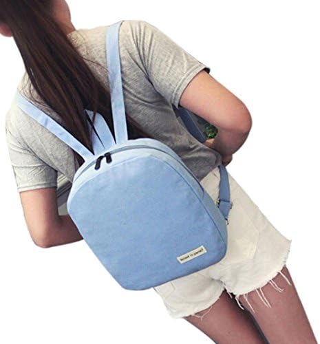 Rucksack, Quistal Girls Small Backpack Women Rucksack School Travel Bag Shoulder Canvas Bag (Blue)