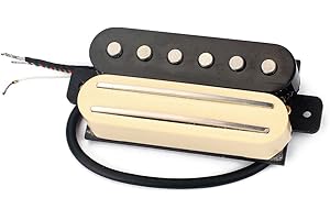 Alnicov Pickup humbucker a doppia guida con magnete Alnico da 1 pezzo per chitarra elettrica a 6 corde