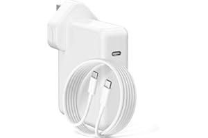 H8W8H 140W USB-C Mac Book Charger,Fast Charging Adapter Compatible with MacBook Pro 16/15/14/13 Inch,MacBook Air 13 Inch,iPad Pro 2022-2018,Included 2m C to C Cable - UK Plug White