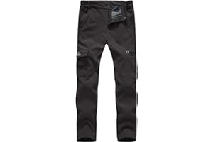 donhobo Womens Waterproof Softshell Trouser Winter Warm Fleece Lined Hiking Trousers Ski Pants