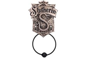 Nemesis Now Officially Licensed Harry Potter Slytherin Door Knocker, Bronze, 24.5cm
