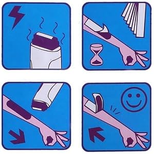 Belle New Pink Depilatory Wax Heater Waxing Hot Cartridge Hair Removal Warmer 220v From UK with 1pcs 150g Wate-Soluble… - Image 4