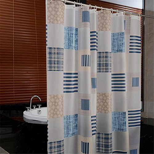 YLSFWSRY Shower Curtains Curtain Synthetic Fiber Bathroom Thicker Shower Curtains Plastic Waterproof Prevent Moldy Partition Shower Curtains Window Hanging Curtains Set Peva , Curtains, 180 Wide, *240 High + Rings