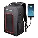 Produktbild ALLPOWERS Solar Rucksack 7W Solarpanel, Solar Ladegerät Powerbank 6000mAh Akku Backup Laptop Rucksack Solarrucksack für Camping, Wandern, Reise, iPhone, iPad, Huawei, Outdoor