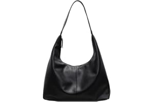 GSenhui Hobo Bag miękka skórzana torebka w stylu vintage, torba na ramię, uniwersalna, damska torba na ramię Slouchy Tote Bag dla kobiet