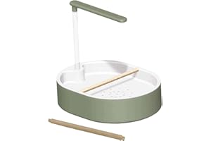 Sharplace Baignoire pour Perroquet, boîte de Douche Automatique pour Oiseaux, Accessoire de Cage, Jouet avec Pompe réglable pour perruches ondulées et Petits, Pommeau de Douche Vert