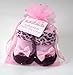 Soft Touch Baby Girl I'm Wild Gift Socks,Color-Light Pink