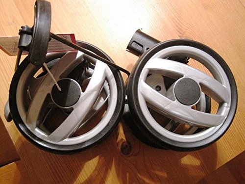 Peg Perego Double Rear Tyre Grey Black For Peg Perego Switch