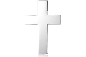 MATERIA by Matthias Wagner Kreuz Anhänger groß 925 Silber rhodiniert oder vergoldet