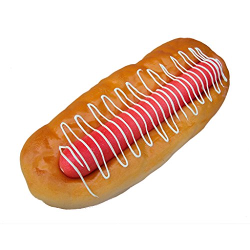 MagiDeal Artificial Realistic Hot Dog Bread Food Imitation Kitchen Pretend Decor