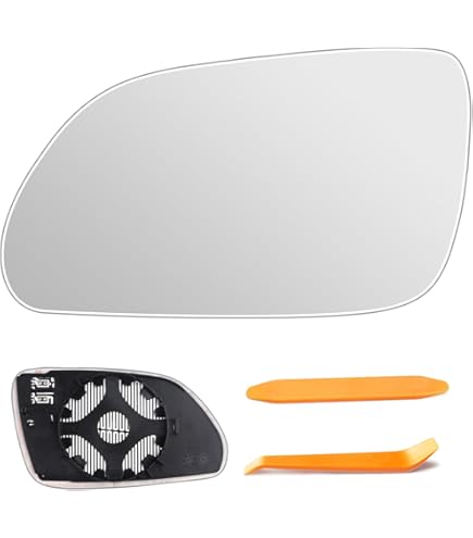 PROAZM Beheiztes Spiegelglas Ersatz für Honda CRV 2002 2003 2004 2005 2006 RD5 RD7 76203-SPA-H01 Spiegelglas Außenspiegelglas Links Fahrerseite Beifahrerseite beheizt asphärisch weiß,Right