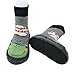 Baby Toddlers Kids Indoor Slipper Shoe Socks Moccasins ANTI SLIP HAPPY BABY FROG (1.5-2.5 yrs old)
