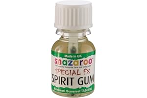 SK INFINITY | Snazaroo Classic Face and Body Paint, Halloween | Special Effects Wax |Blood Sprey | Special Spirit Gum | Water Soluble, Single Cake Makeup Supplies ( Special FX Spirit GUM Pack Of 1)