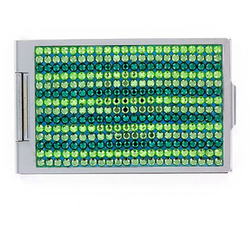 Jimmy CrystalGreen on Silver Plated Combo Mirror