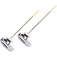 Windspeed 2 Pack Toliet Tank Flush Lever Handle, Universal Side Mount Toliet Handle Replacement Trip Levers, Chrome Finish Toilet Handle Fits Most Toilets