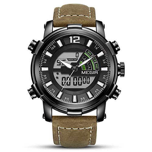 Preisvergleich Produktbild Men's watch multi-function sports leather belt