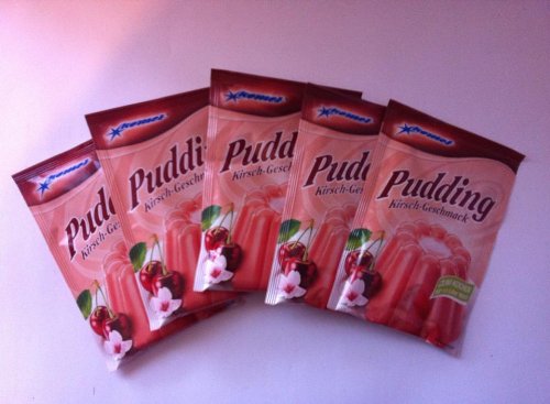 Preisvergleich Produktbild Komet Puddingpulver - Kirsch (5 x 40g)