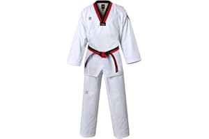 Mooto Corée Taekwondo MTX S2 Uniforme de Base Poom Neck Dobok WTF approuvé MMA Arts Martiaux Karaté Jujitsu Gymnase École Académie Match Poomse Uniformes