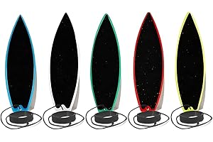 XOXVURI Finger Surfbrett, 5 Stücke Mini Fingerspitzen Surfbrett, Finger Surfbrett Spielzeug, Finger Skateboard, Mini Fingerboard, Finger Surfbrett Spielzeug für Kinder und Erwachsene finger skateboard