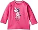 SALT AND PEPPER Baby Girls B Sweat my Pony cheeky Pony Plain Crew Neck Long Sleeve Sweatshirt, Pink (magenta 880), 3-6 Months (Manufacturer size: 68)
