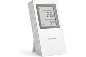 Inkbird Radon Rilevatore Digitale,Misuratore di Radon Portatile con Monitoraggio Radon a Breve e Lungo Termine,Version EU-Bq/m³,Detector di Randon per Casa, Ufficio, Garage