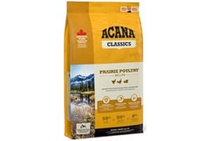 Pienso para Perros ACANA Classics Prairie Poultry 9,7 Kg Pienso Natural de Pollo | ANIMALUJOS (Saco 9,7 Kg)