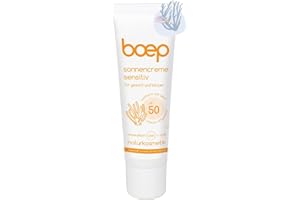 boep crema solare sensibile SPF50 | Viso e corpo | Protezione solare per neonati, bambini e adulti | Crema solare minerale per vacanze invernali al mare o sulla neve | Cosmetici naturali vegani (50ml)
