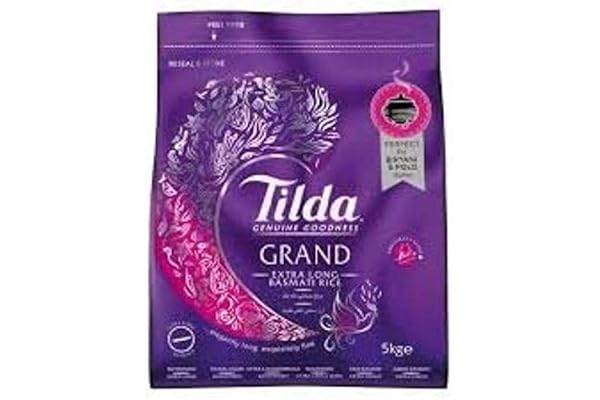 Tilda Grand det finaste extra långa korniga riset 5 kg