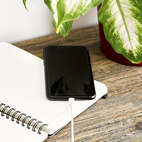 iprotect Cable de carga USB 15 cm cable de datos 0 15 m para iPhone 7  7 Plus  5 5s 5c  iPhone 6  6 Plus  iPod Touch 5G  iPad mini  iPad mini 2  iPad 4  iPad Air  iPad Air 2  iPod Nano 7G-blanco