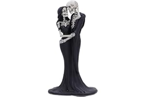 Nemesis Now Wieczny uścisk 24 cm, żywica, gotycki prezent ślubny, figurka szkieletu, odlewana w najlepszej żywicy, ręcznie malowana, czarno-biała