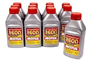 Motul 8068HL-12PK RBF 600 Factory Line Dot-4 100 Percent Synthetic Racing Brake Fluid - 500 ml, (Case Pack of 12)