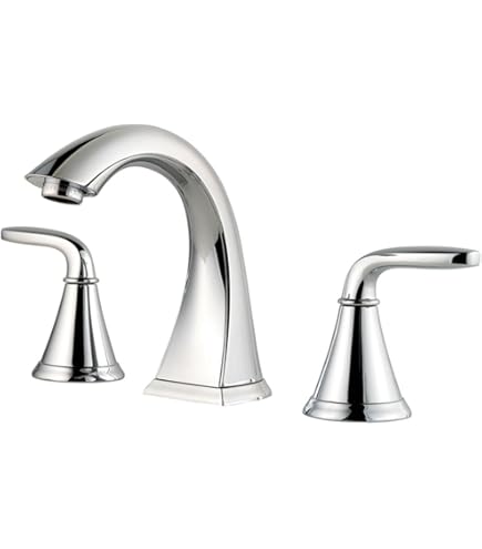 GROHE Atrio Badezimmerarmatur – Zwei-Griff, 20,3 Cm Breit, Chrom, Für Wandmontage