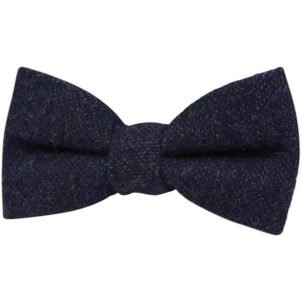 Papillon Uomo Blu di Jeans Schizzi - Sartoriale e Personalizzabile