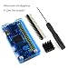 Produktbild Professional Kit For Raspberry Pi Zero New design Acrylics Blue Case Cover + Male GPIO Pin Header+ Black Aluminum Heatsinks + Small Screwdriver[Raspberry Pi Zero is NOT INCLUDED] (Blue)