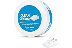 Sneaker Cleaner, 2026 Neu Weisse Schuhe Reinigungs Creme, Multifunktionale Reinigungs und Fleckentfernungscreme mit Wischschwamm, Mehrzweck-Reinigungscreme, Sneaker Reiniger Weiß für Sneaker