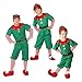 Produktbild ValianhAgen Familien-Kostüm, Elfenkostüm, Weihnachtsmann, Mutter, Tochter, Sohn, Elf, Kind, Grün, Polyester, Men's, 100 cm