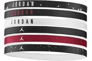 Nike Jordan Headbands - Banda para el pelo para uso deportivo, 6 unidades